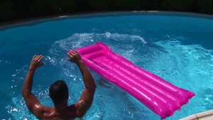 Baby Got Boobs: Cindy Dollar oiled missionary sex video